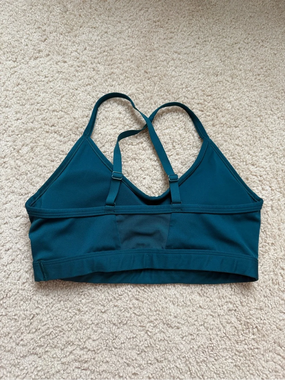 Gymshark Deep Teal Crisscross Sports Bra - Picture 2 of 2